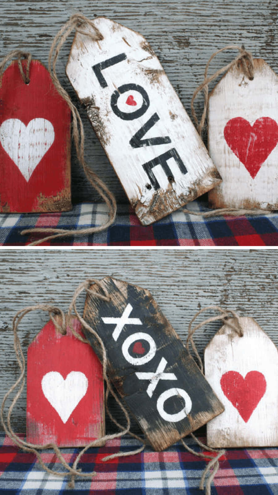 Celebrate Valentine's Day With A Rustic Charm Background