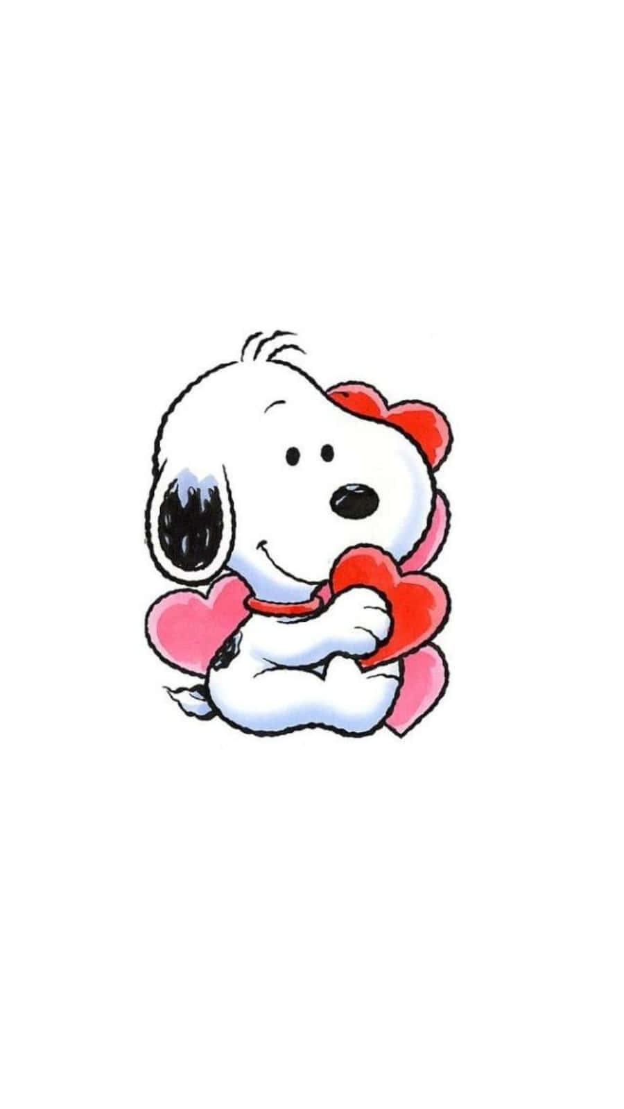 Celebrate Valentine's Day With Snoopy! Background