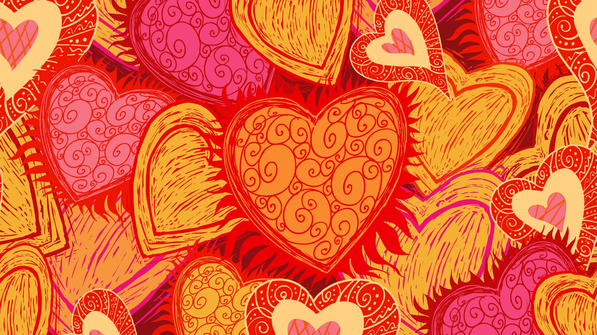 Celebrate Valentines Day With Love And Creativity Background