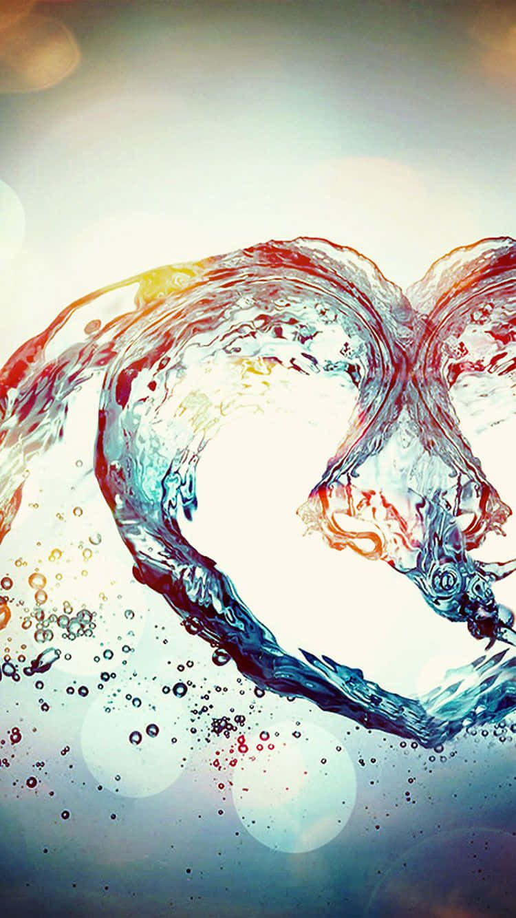 Celebrate Valentines Day With Your Special Someone And A New Iphone. Background