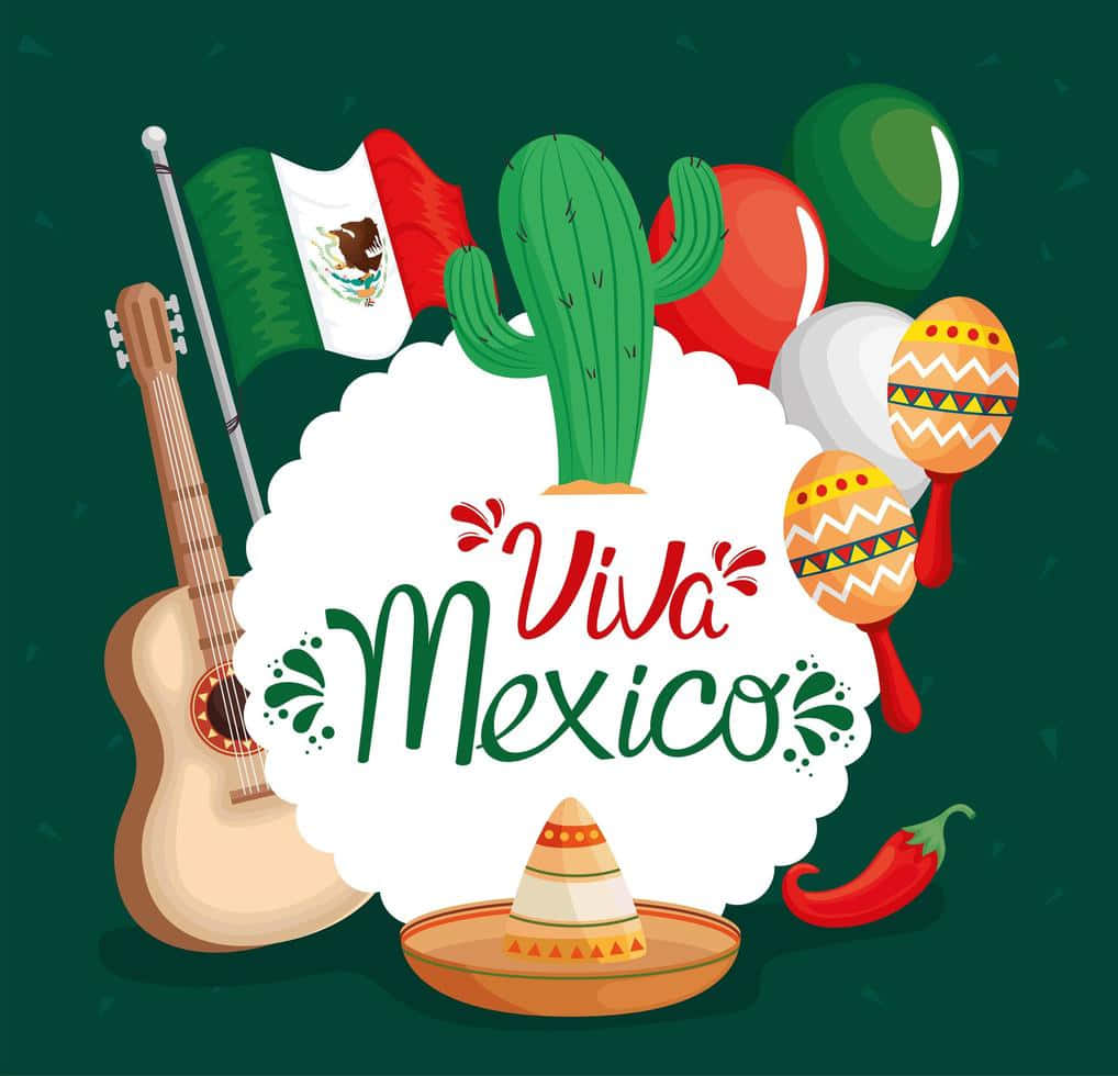 Celebrate Viva Mexico Background