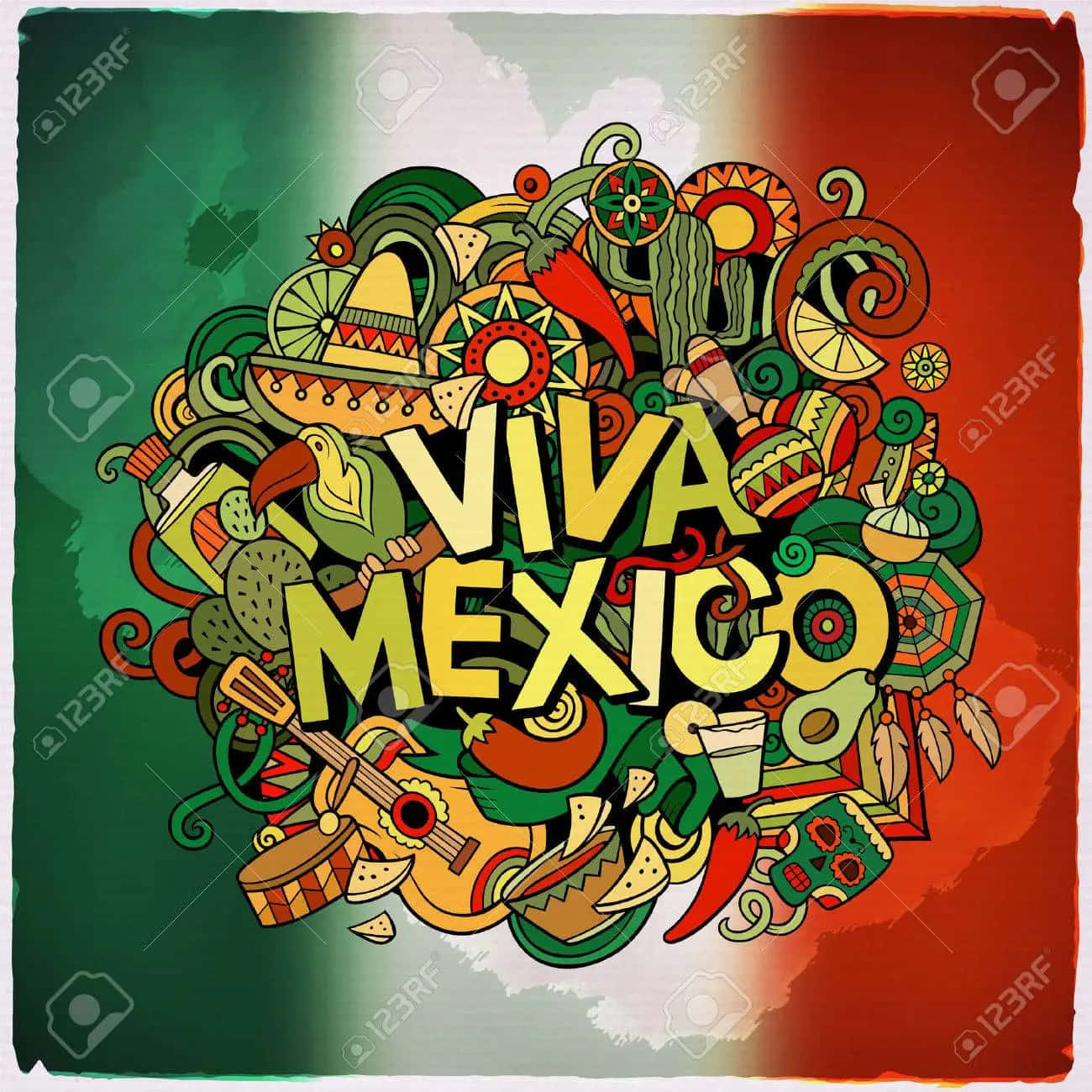 Celebrate Viva Mexico! Background