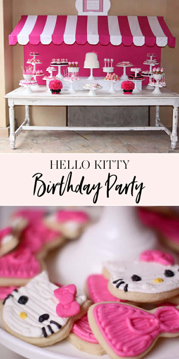 Celebrate With Hello Kitty - A Colorful Birthday Bash Background