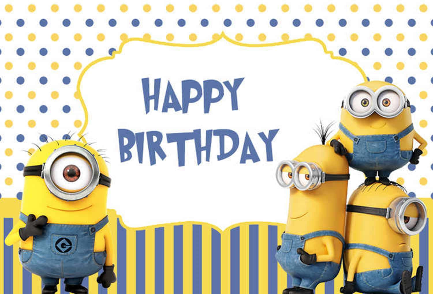 Celebrate With Your Despicable Me Buddies! Background