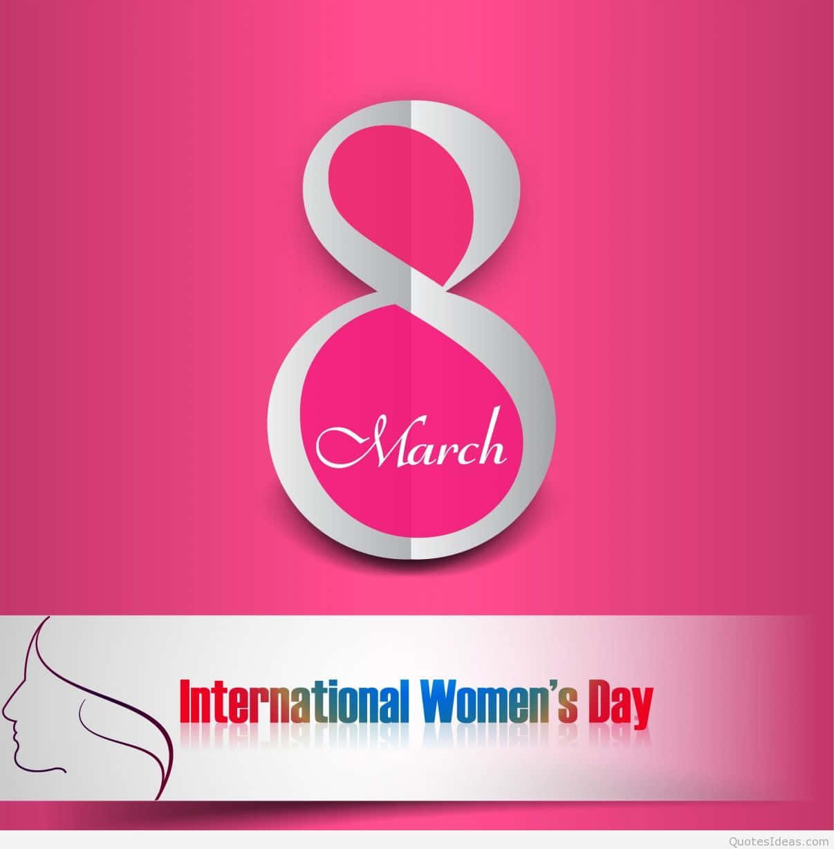 Celebrate Womanhood - Happy Women's Day Background