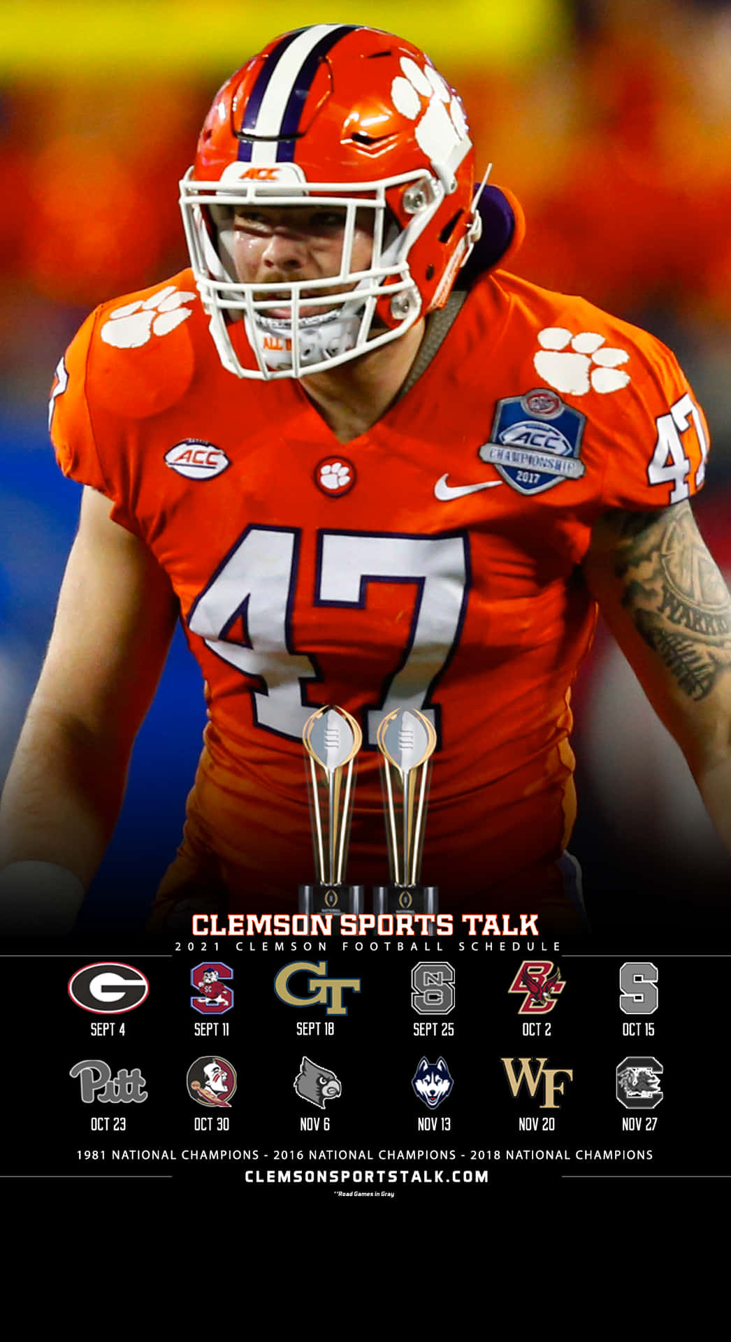 Celebrate Your Clemson Tiger Pride With A Clemson Iphone! Background