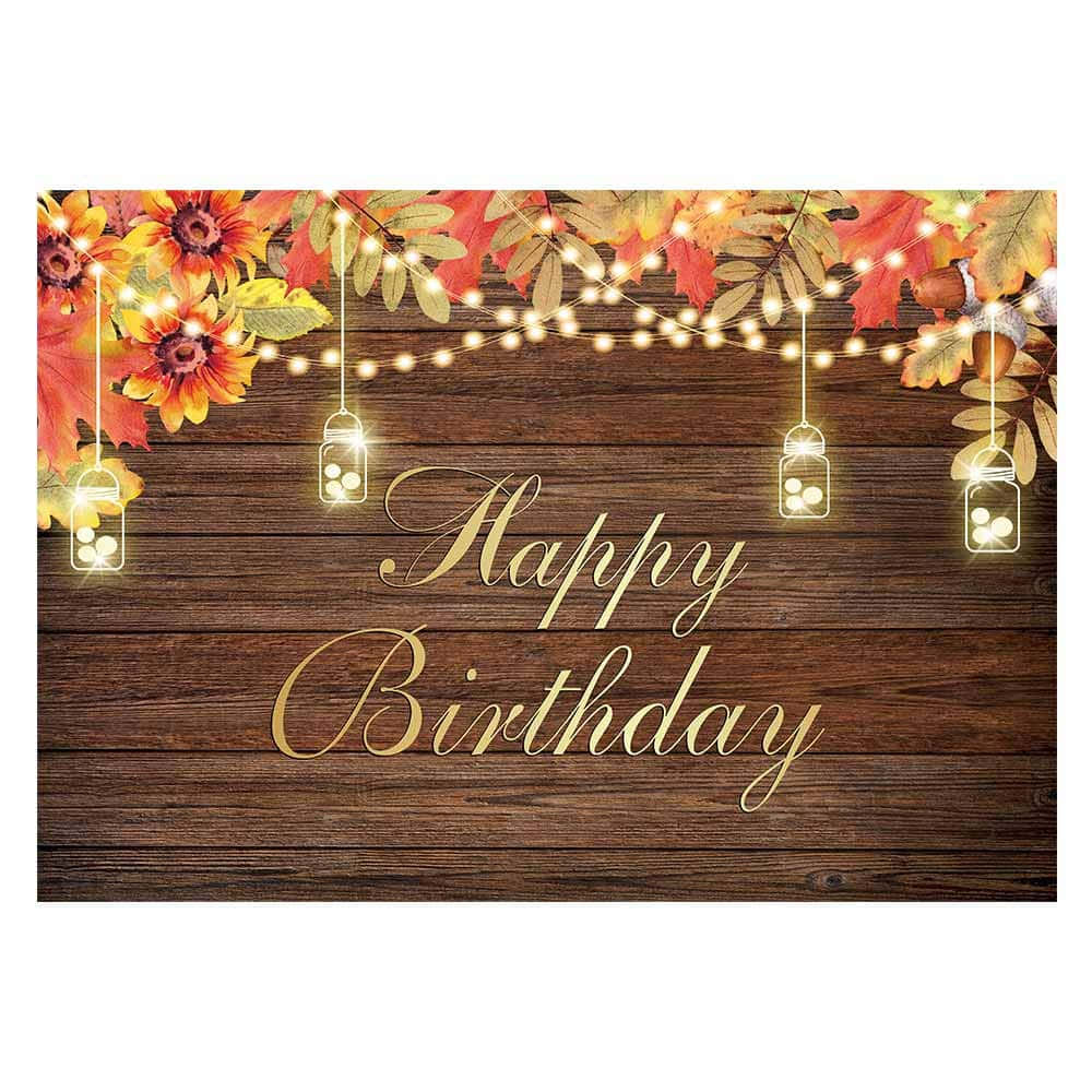 Celebrate Your Fall Birthday With Family And Friends! Background