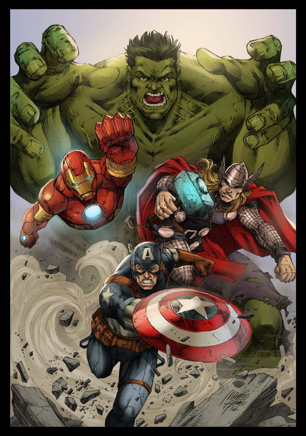 Celebrate Your Fandom For Marvel And Dc With An Iphone! Background