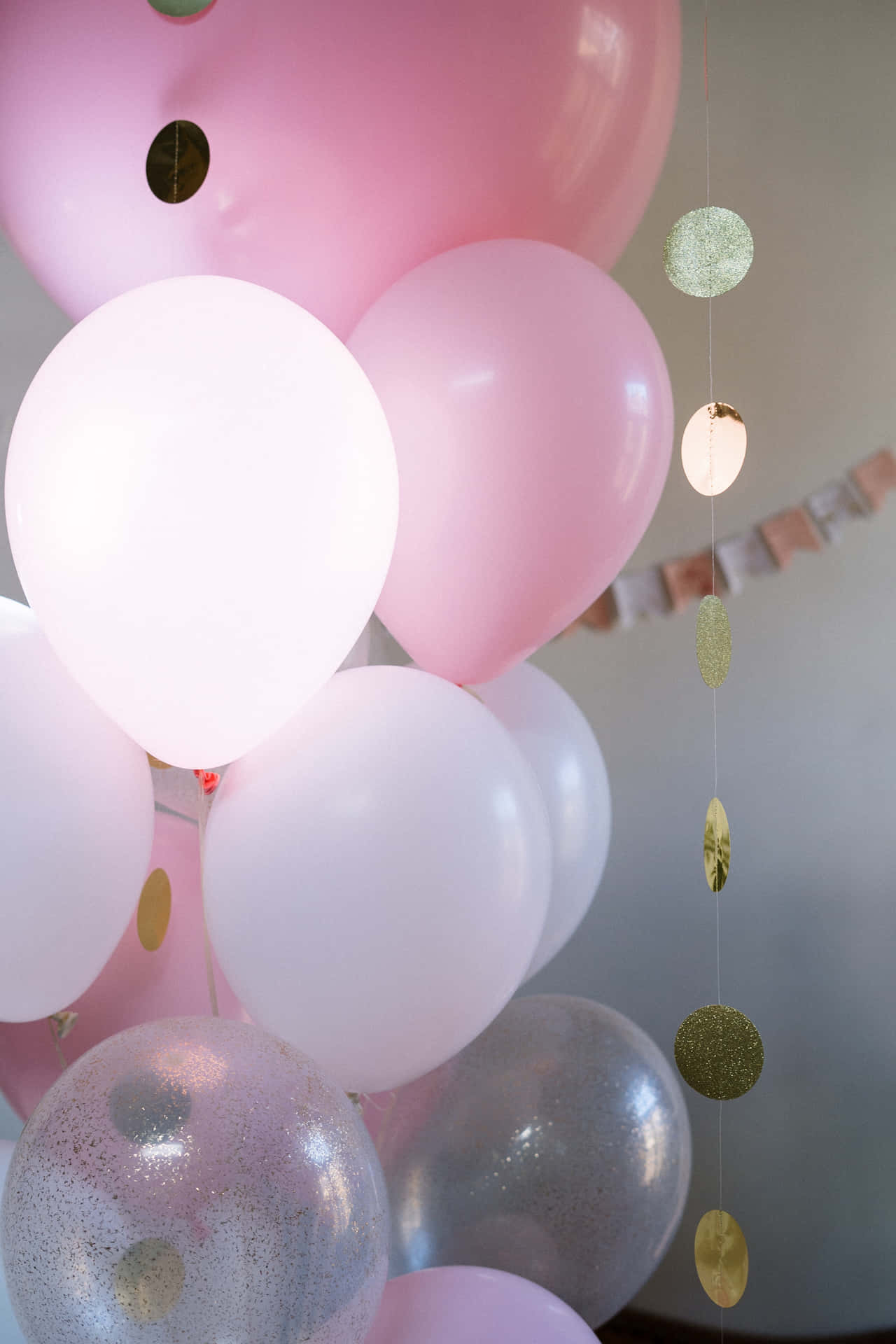 Celebrate Your Special Day With A Pink Birthday Party Background