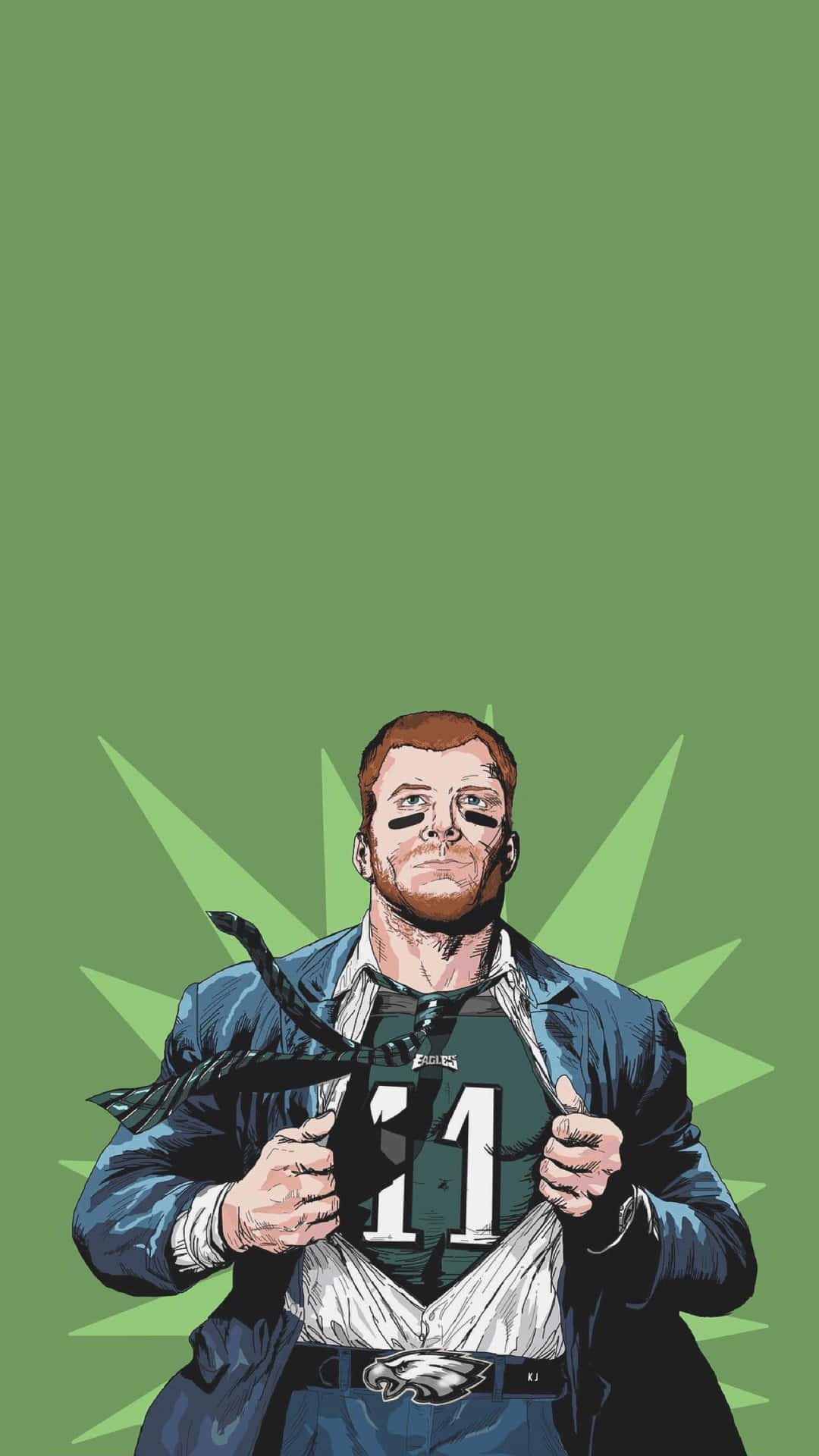 Celebrate Your Team's Success With A Stylish Philadelphia Eagles Iphone Wallpaper Background