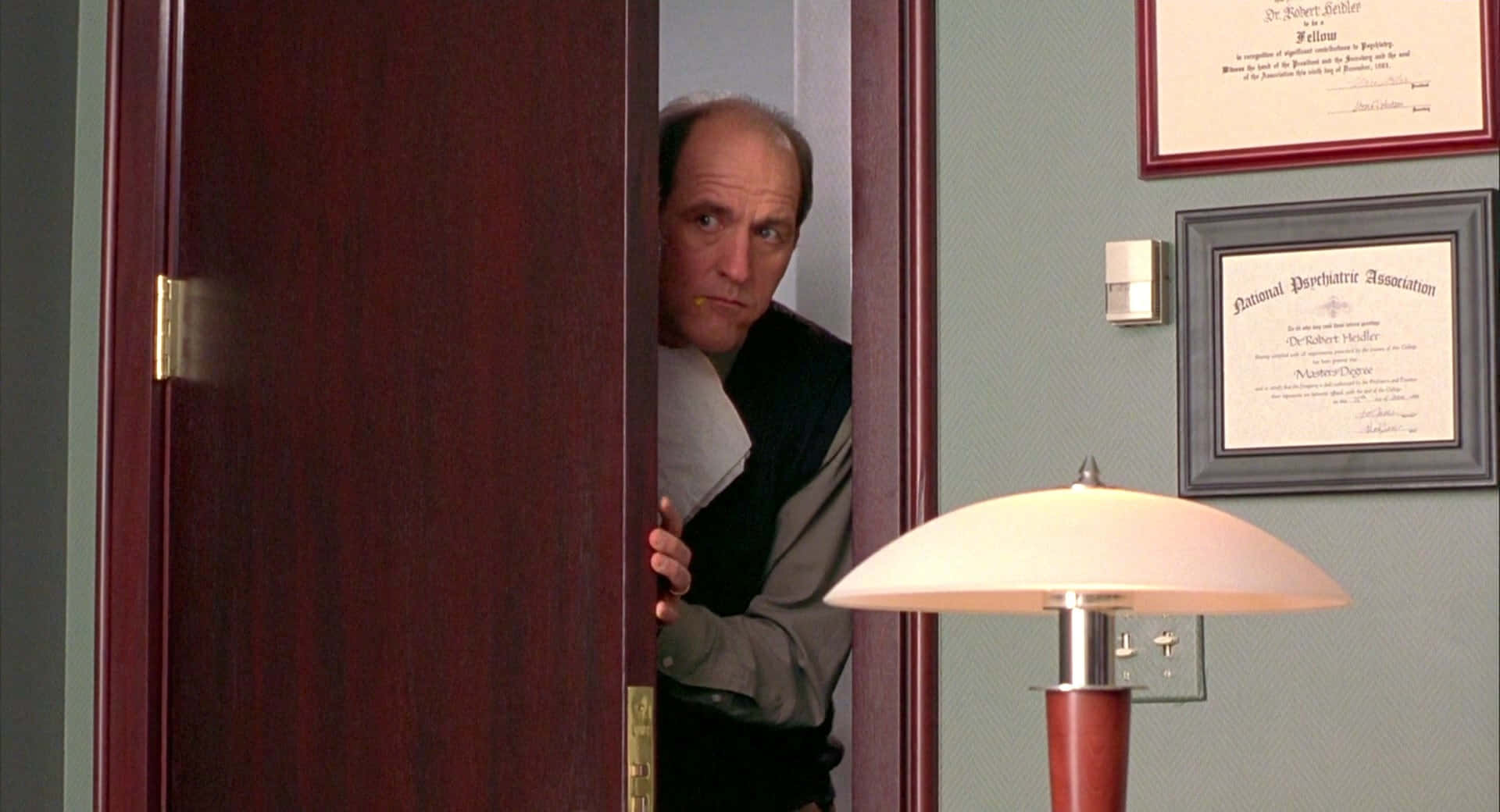 Celebrated Actor Richard Jenkins In A Thoughtful Moment Background