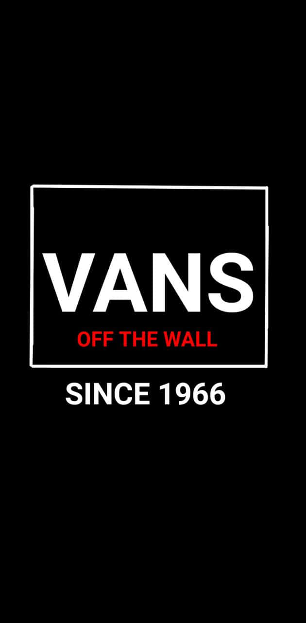 Celebrating 50 Years Of Cool Vans Logo Background