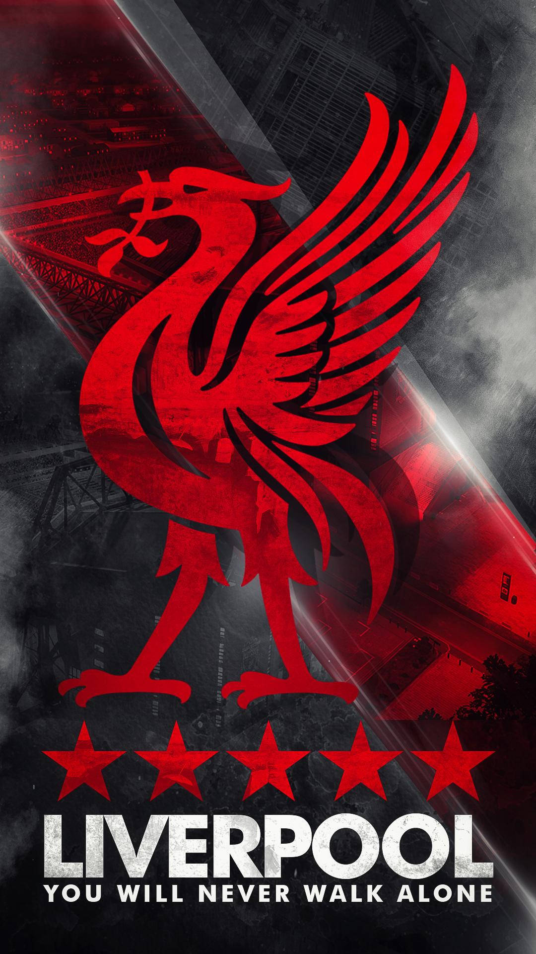 Celebrating A Red Premier League Victory Background