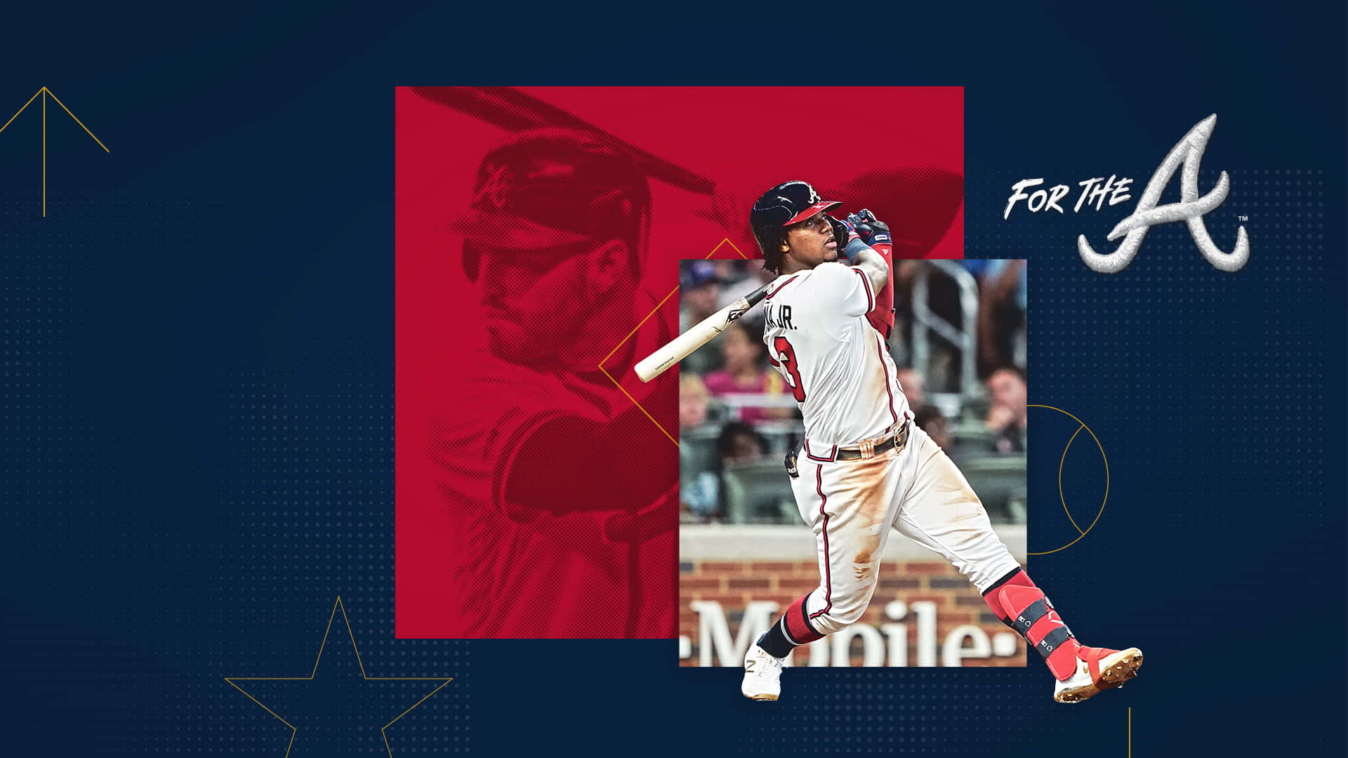 Celebrating Atlanta Braves Baseball Background