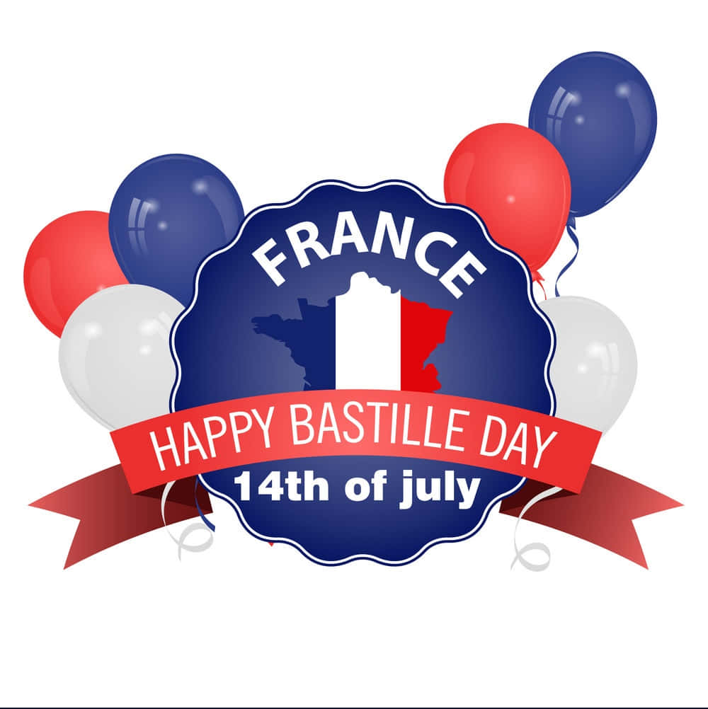 Celebrating Bastille Day In France Background