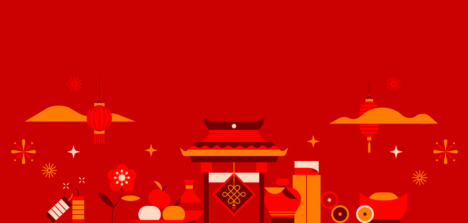 Celebrating Chinese New Year 2022 Background