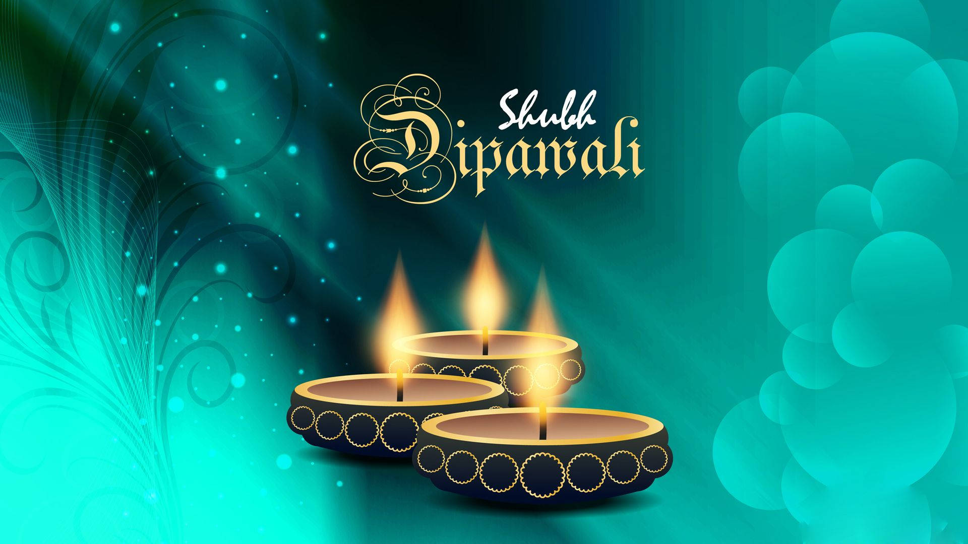 Celebrating Diwali: The Festival Of Lights In Full Swing Background