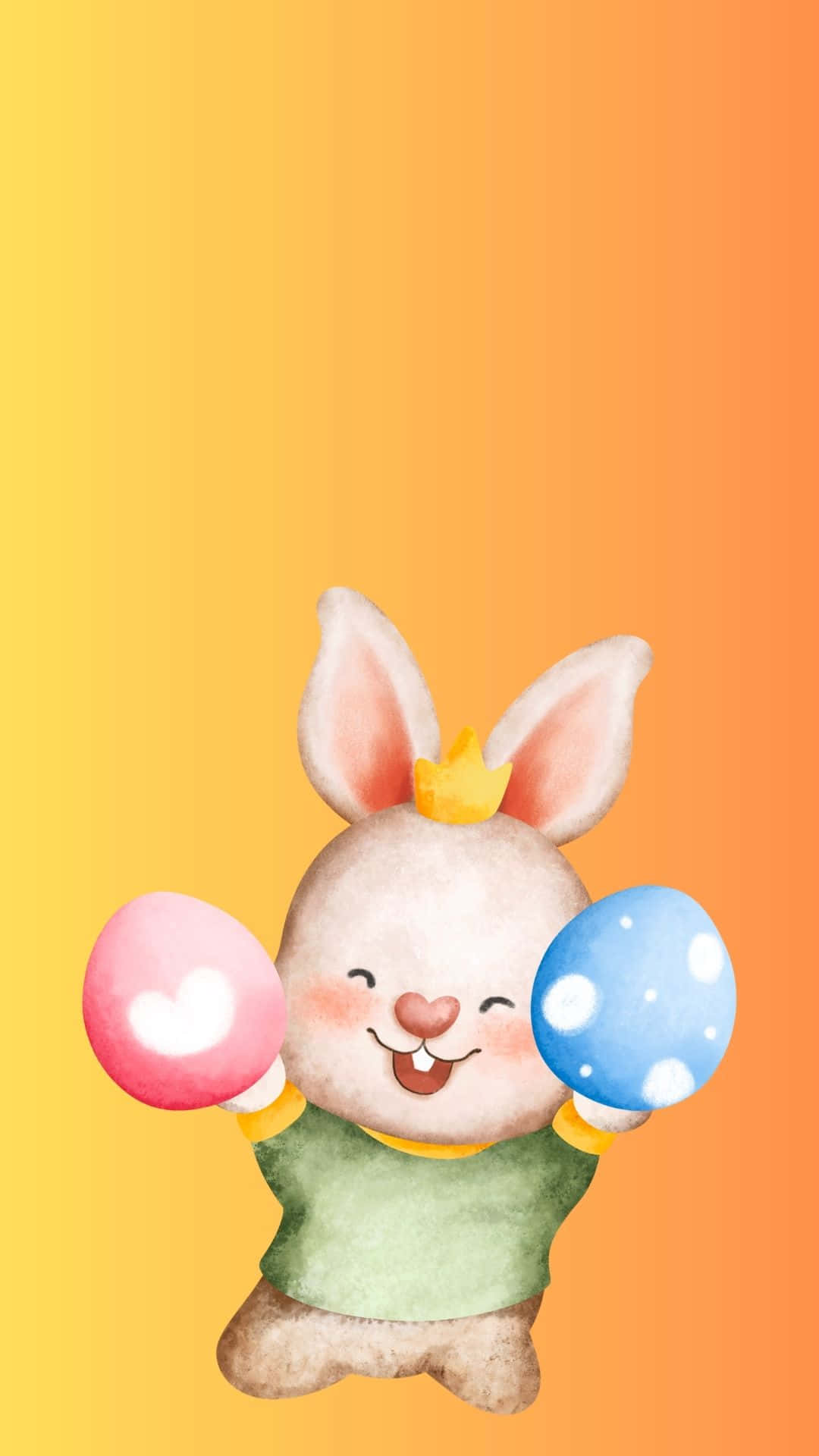 Celebrating Easter With The Easter Bunny Background