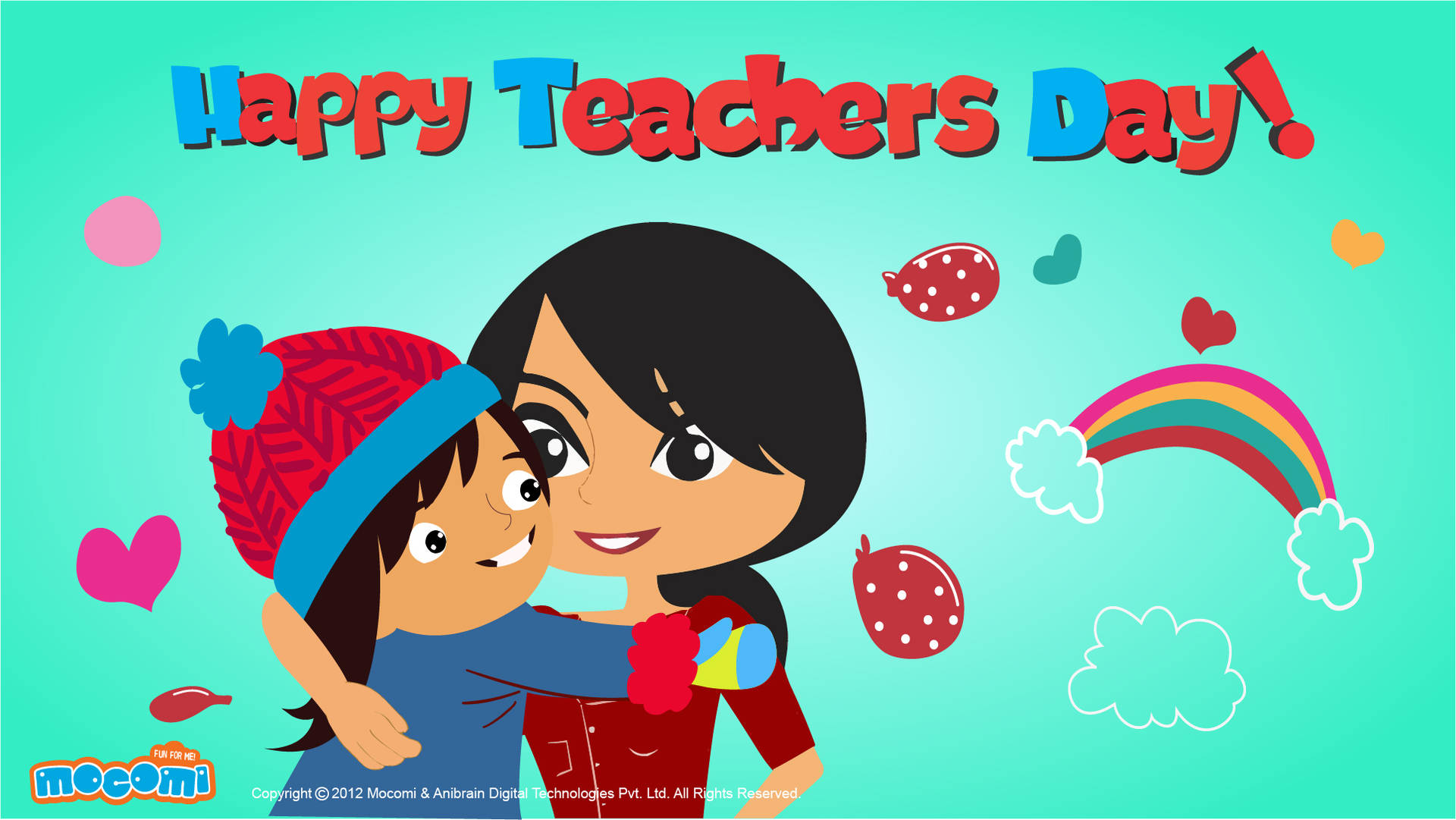 Celebrating Education: Happy Teachers Day Background