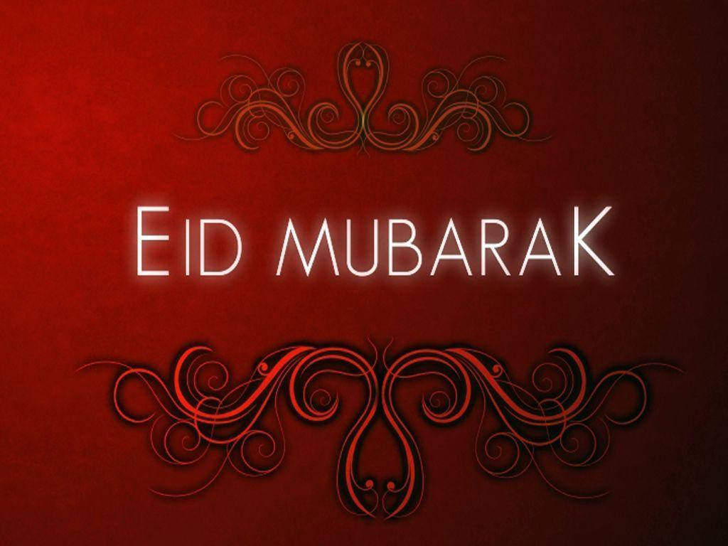 Celebrating Eid Mubarak With Traditional Lamps Background