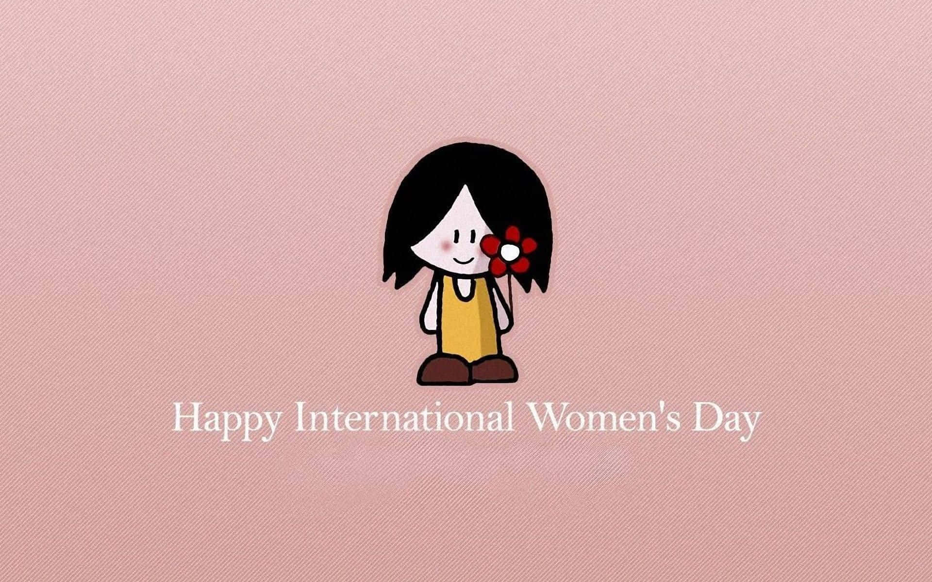 Celebrating Empowerment - Happy Women's Day Background