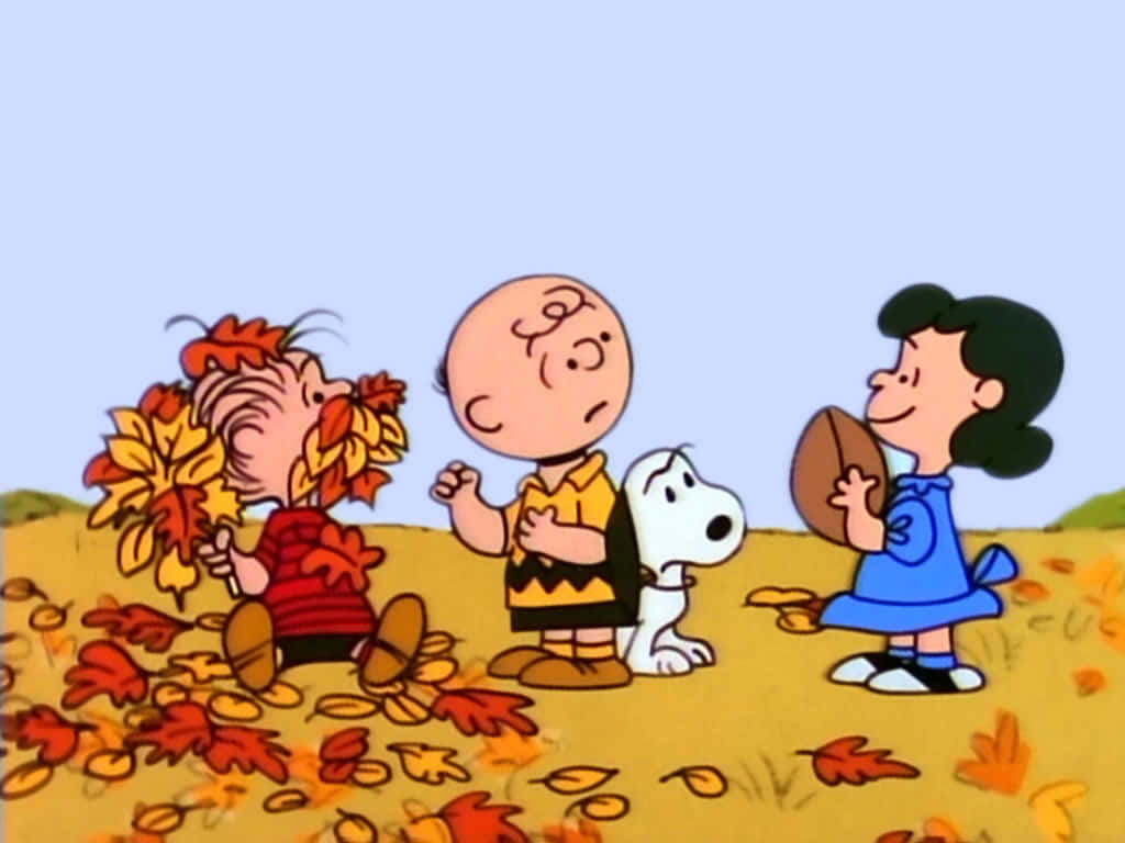 Celebrating Halloween With The Peanuts Gang! Background