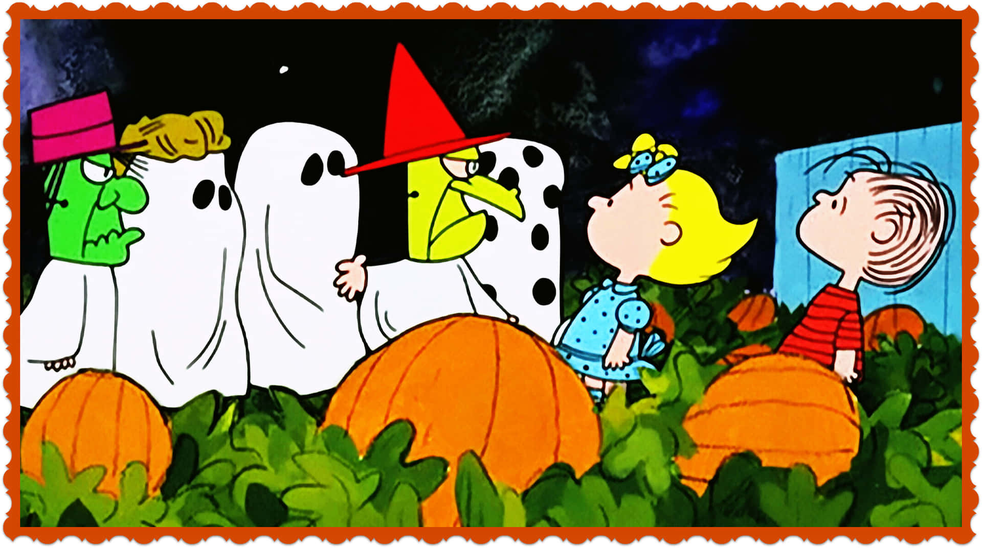 Celebrating Halloween With The Peanuts Gang! Background