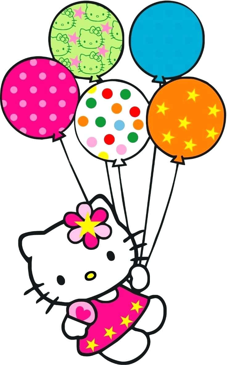 Celebrating Hello Kitty's Special Day Background