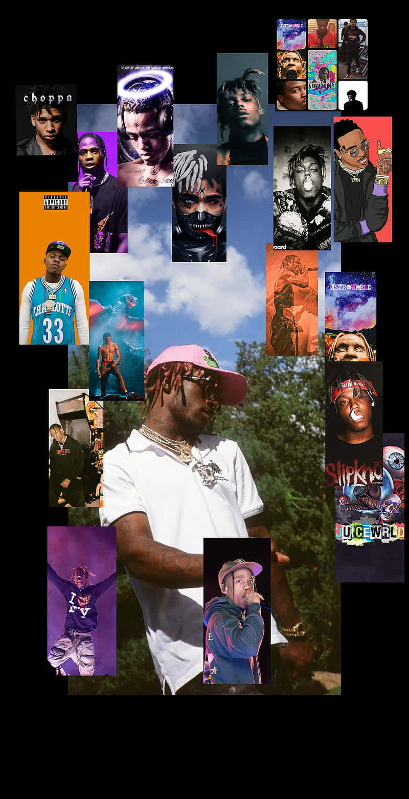 Celebrating Hip Hop Icons Background