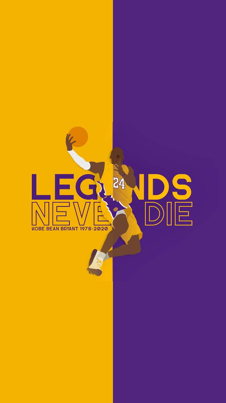 Celebrating Kobe Bryant With The 24 Logo Background