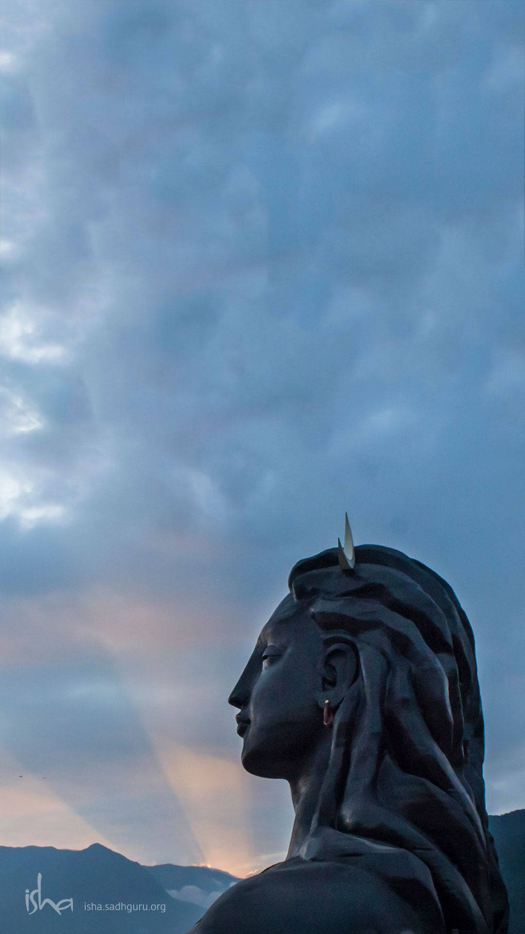 Celebrating Maha Shivaratri With Lord Shiva's Face Background