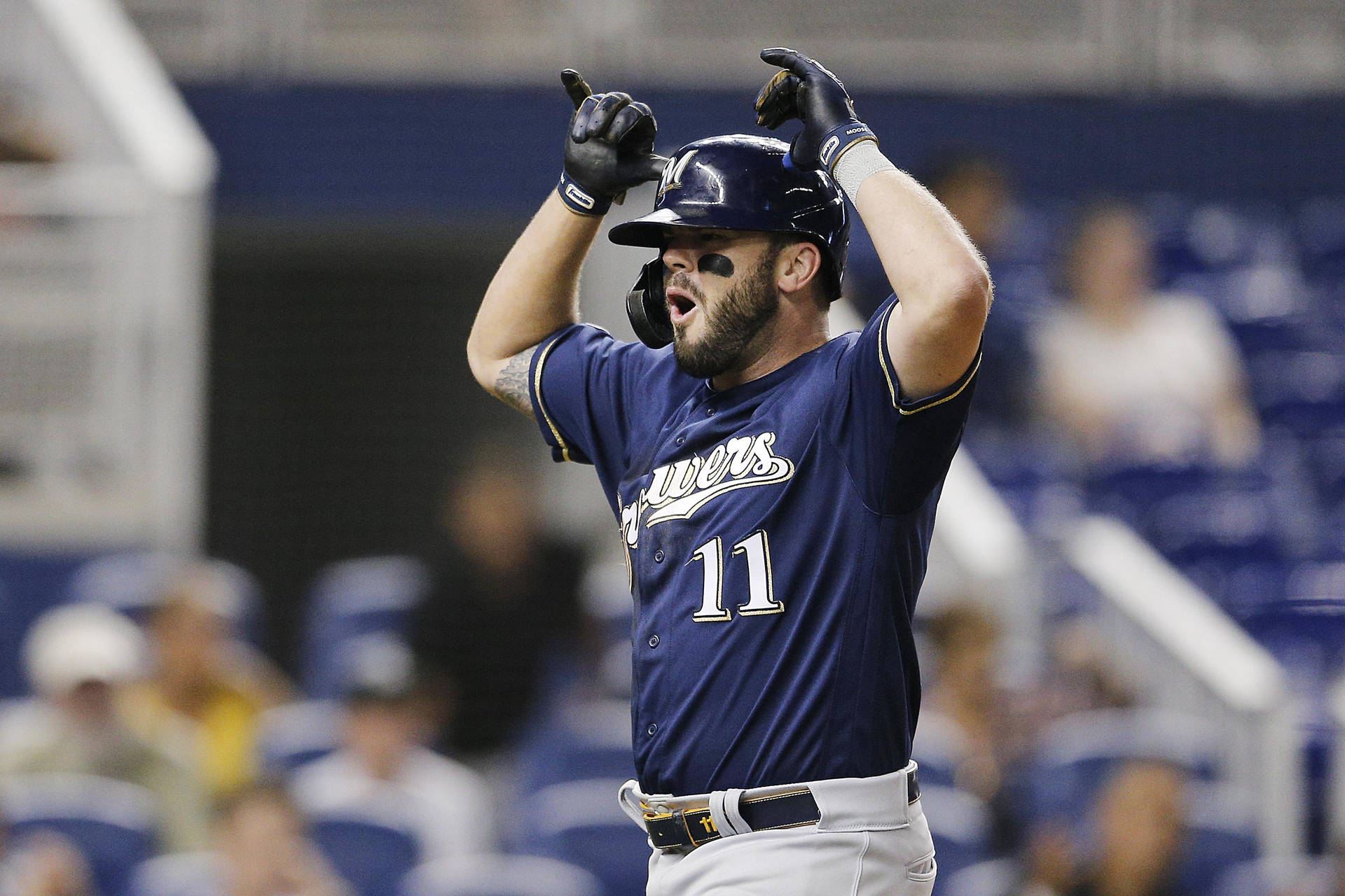 Celebrating Mike Moustakas Background