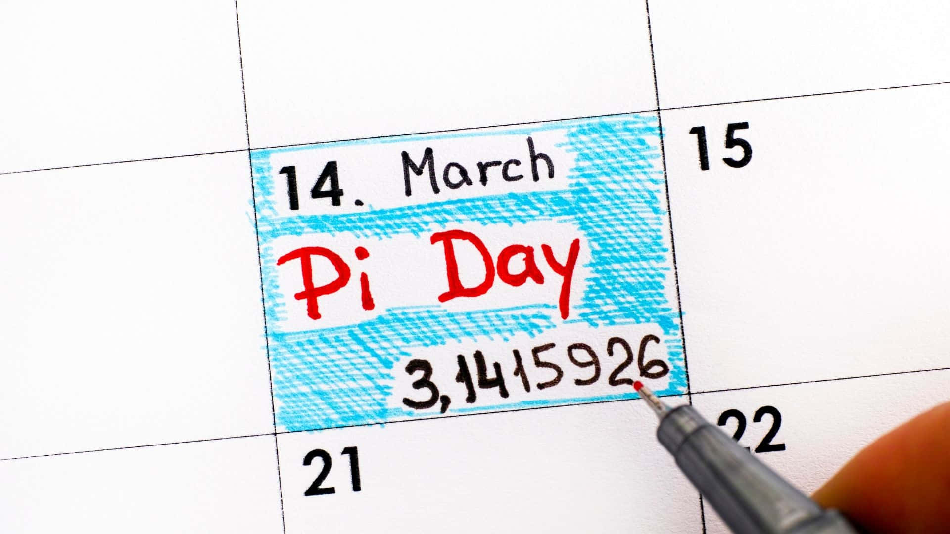 Celebrating Pi Day With Delicious Cherry Pie Background