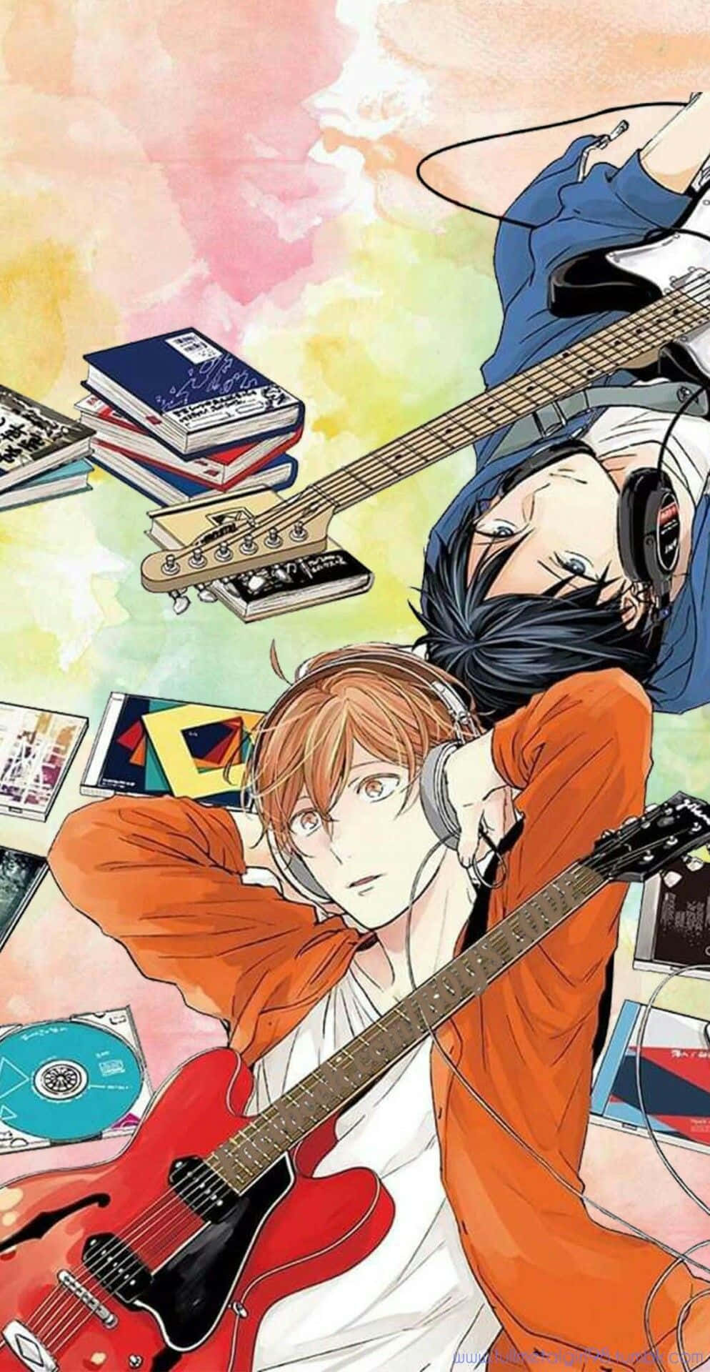 Celebrating Pride And Love Of Lgbt Anime Background