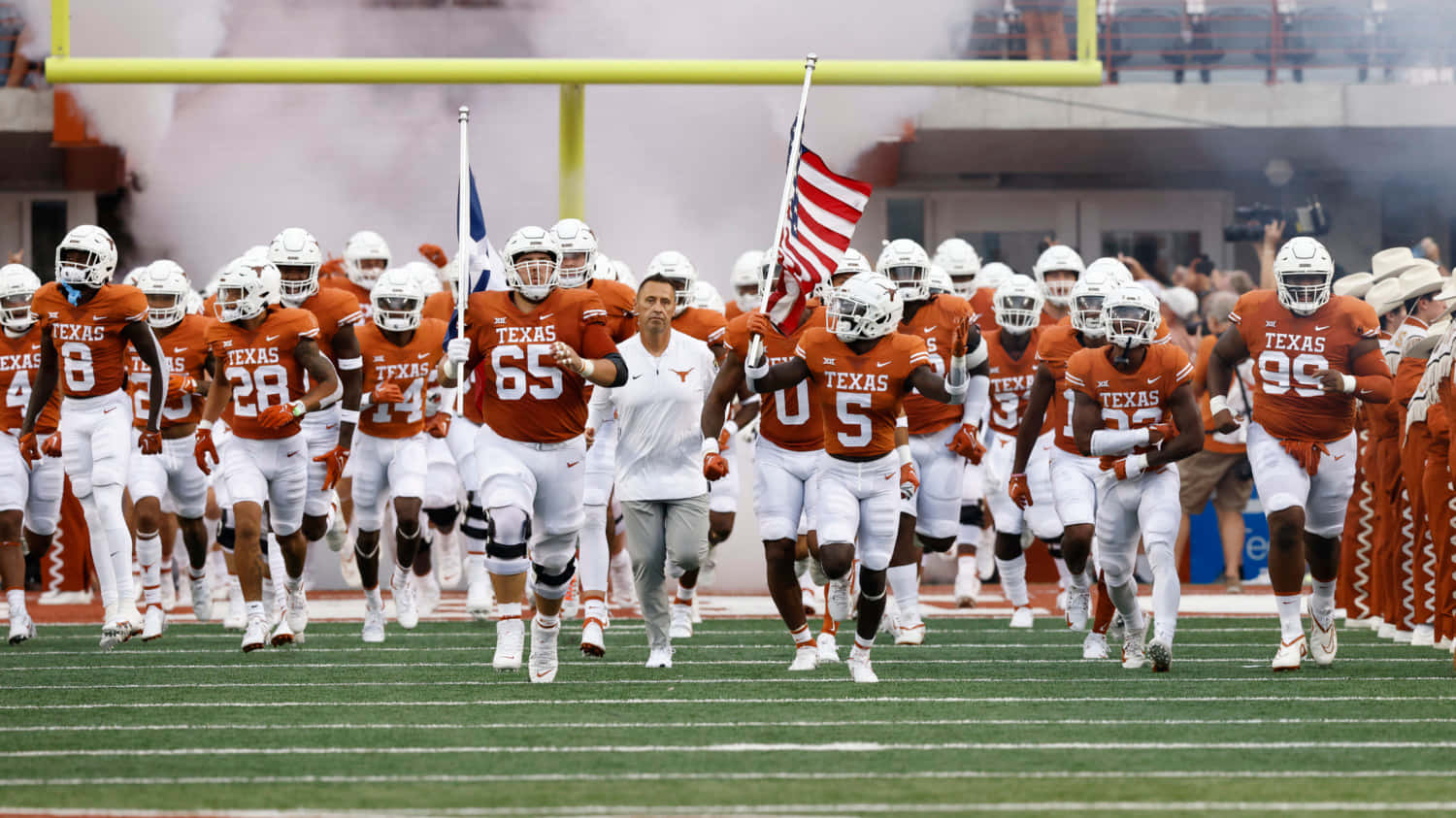 Celebrating Texas Football Background