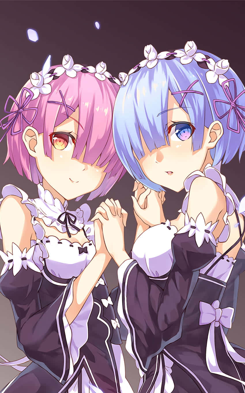 Celebrating The Bond Of Ram And Rem In Rem's New Year Background
