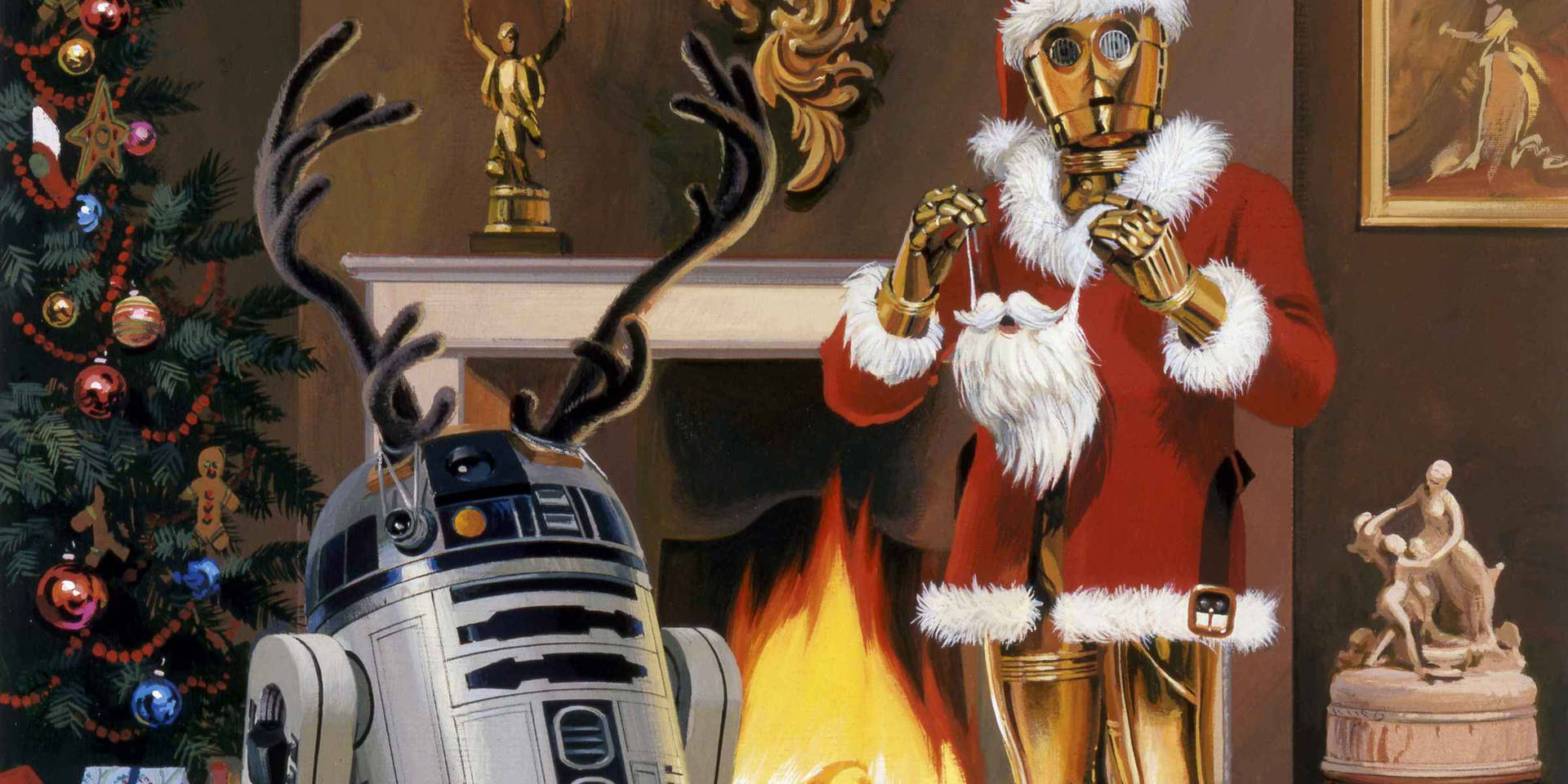 Celebrating The Force Of Christmas! Background