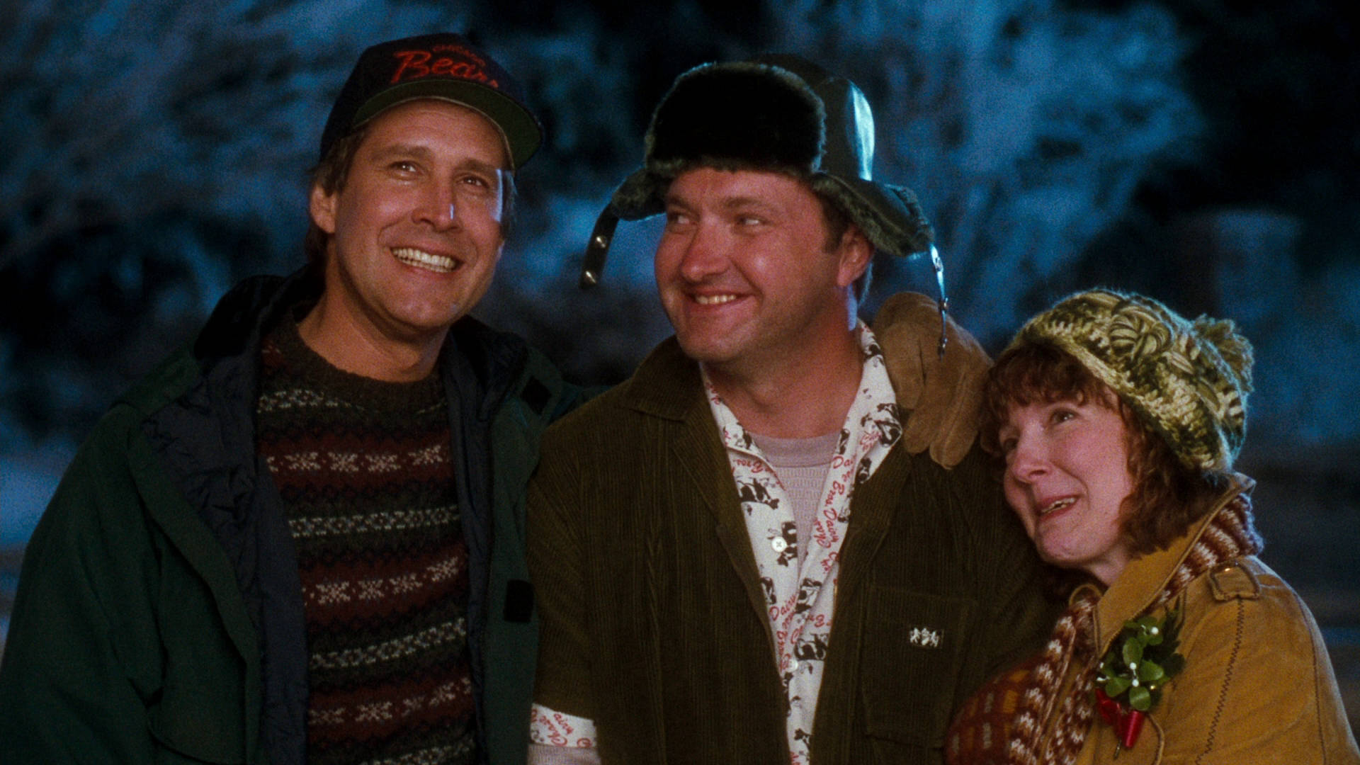 Celebrating The Holidays With Family In Christmas Vacation Background