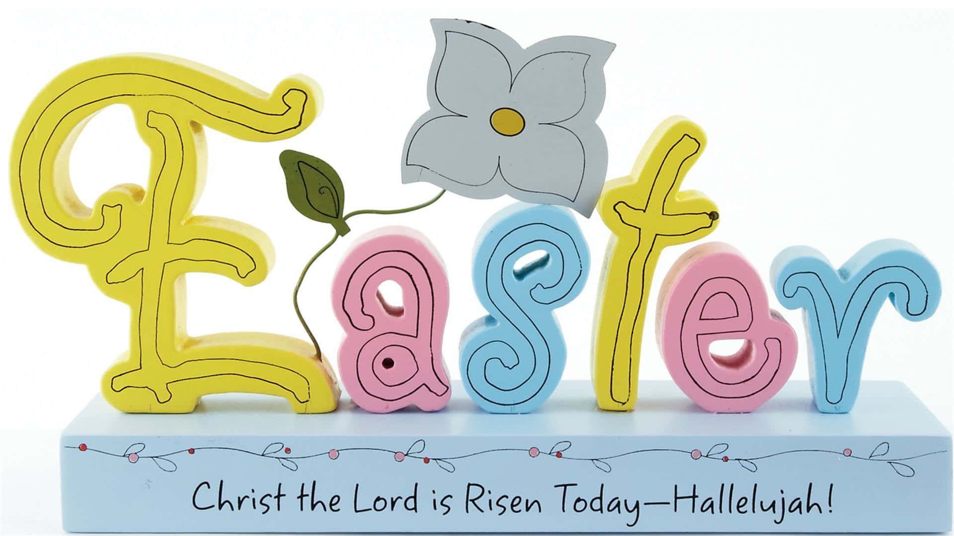 Celebrating The Hopeful Message Of Easter Background