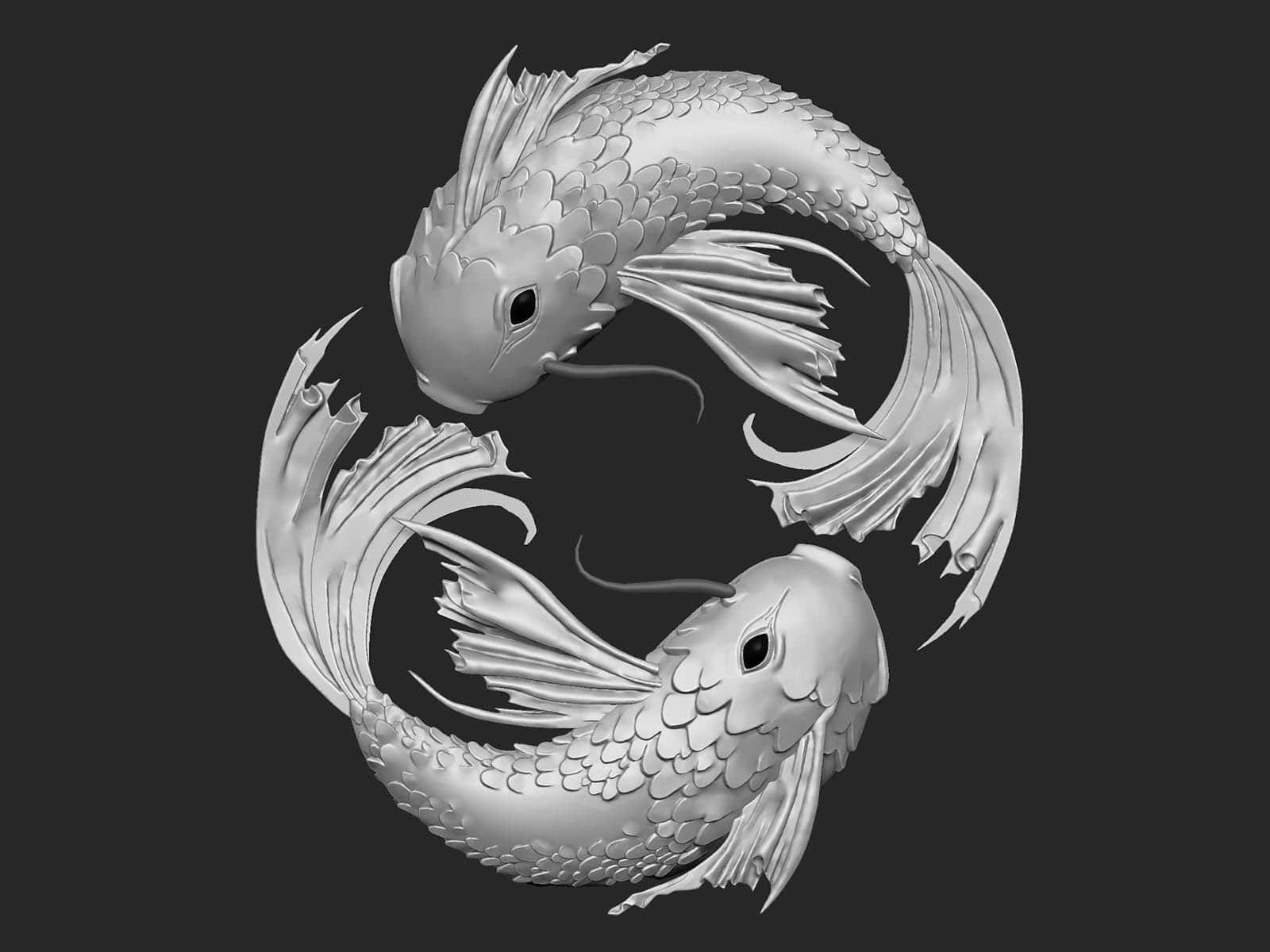 Celebrating The Infinitely Unique Pisces Background