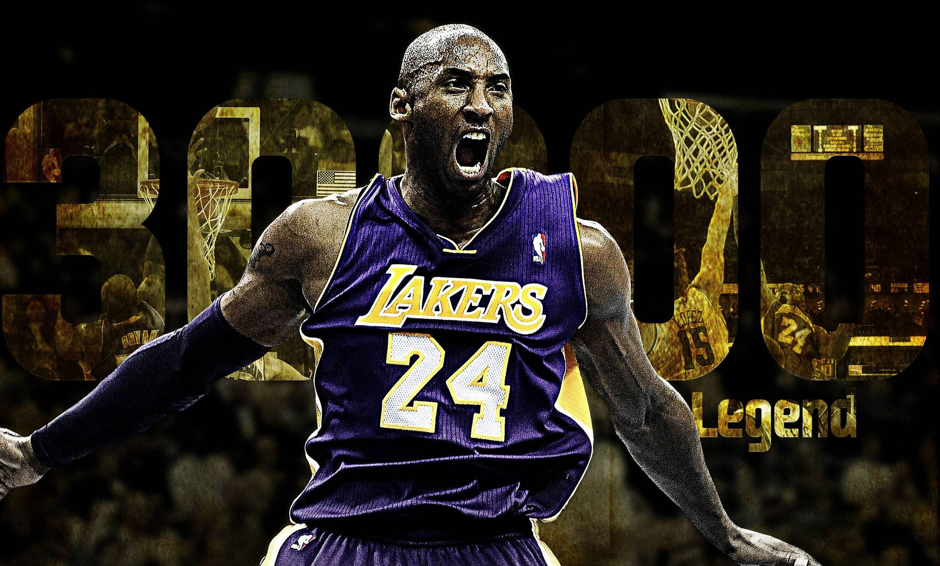 Celebrating The Legacy Of Kobe Bryant. Background