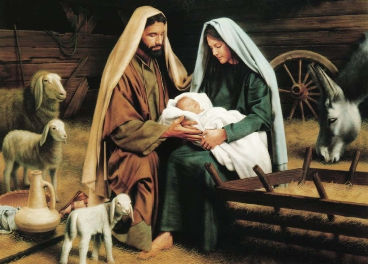 Celebrating The Miracle Of Jesus’ Birth This Christmas Background