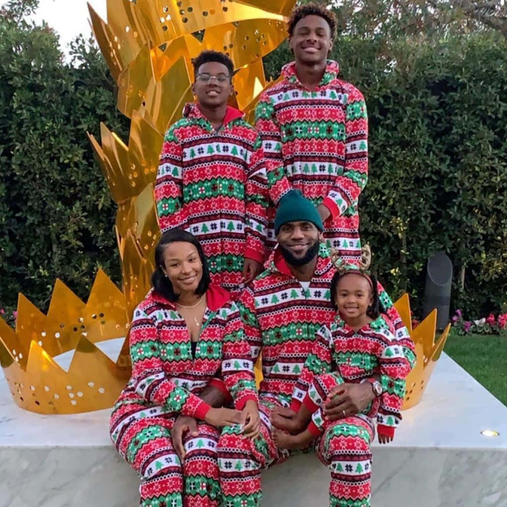 Celebrating The Spirit Of Christmas With The Nba Background