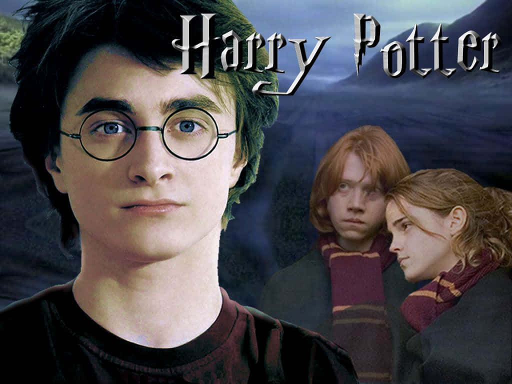 Celebrating The Unbreakable Bond Of The Golden Trio Background