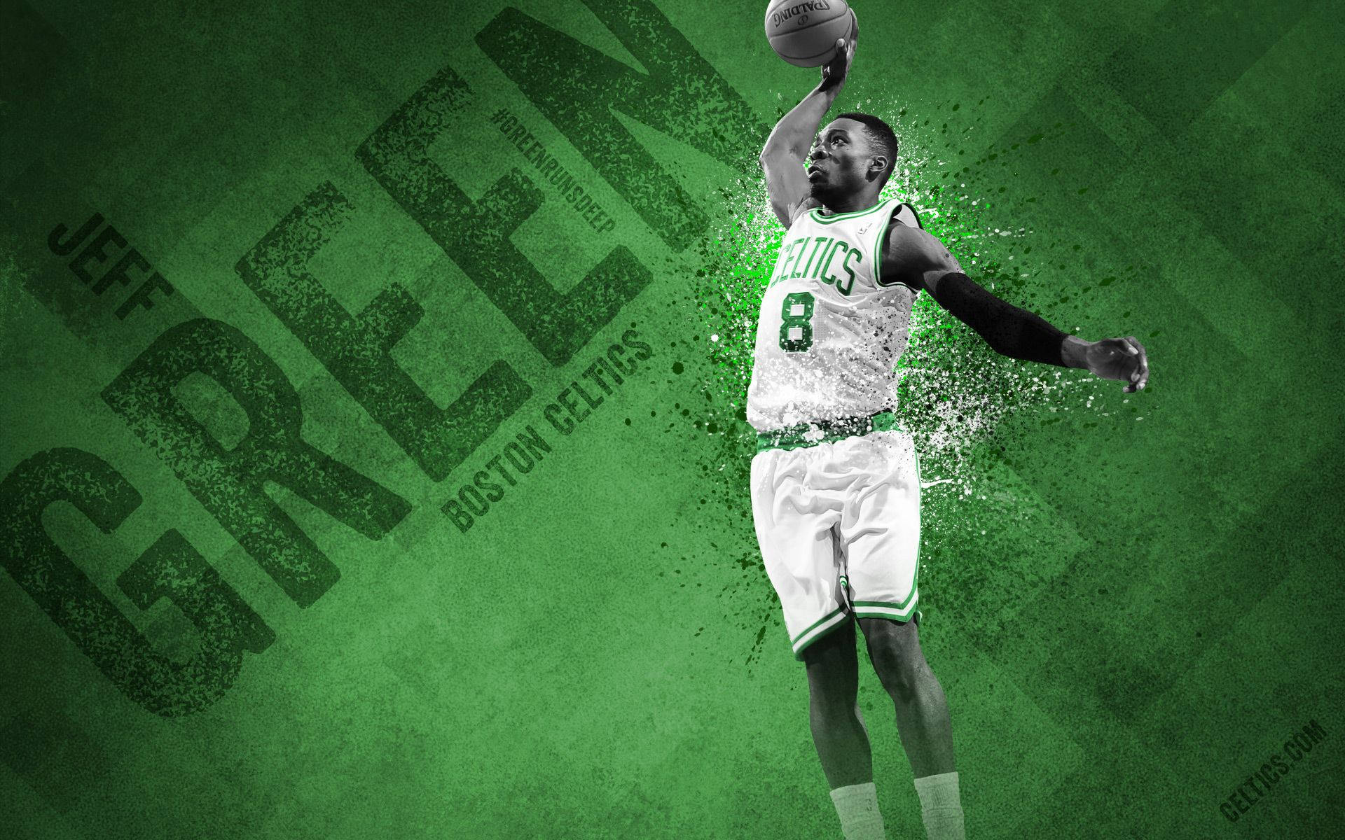 Celebrating Victory - The Boston Celtics Background