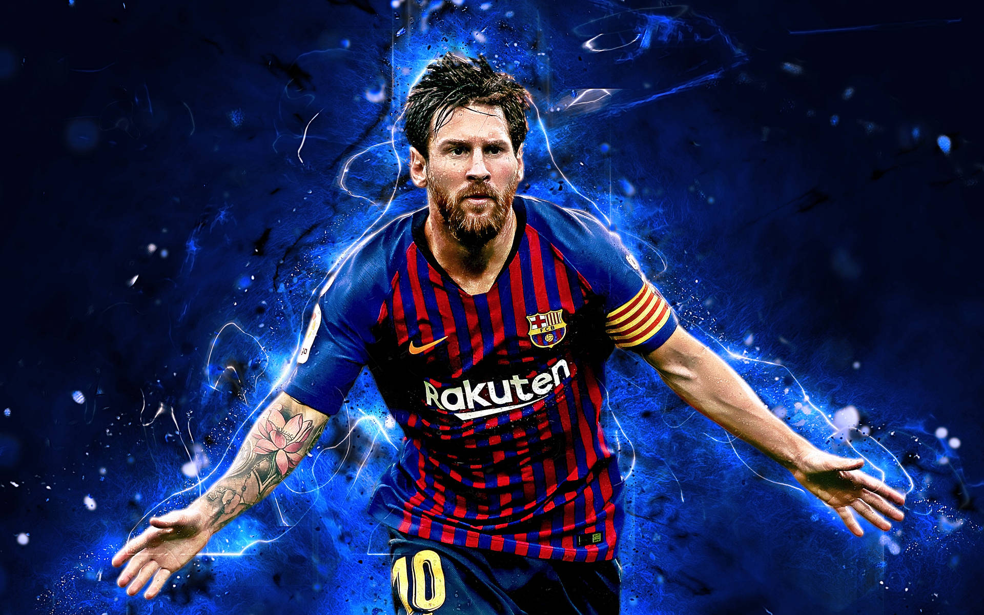Celebration Lionel Messi 2020 Background
