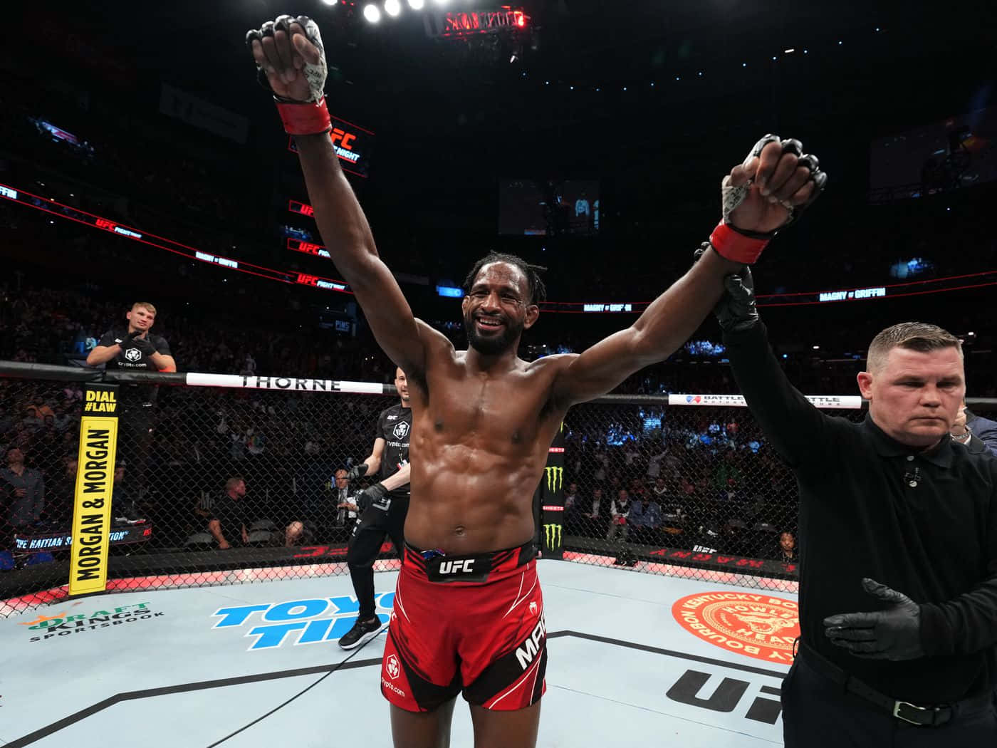 Celebration Neil Magny Background