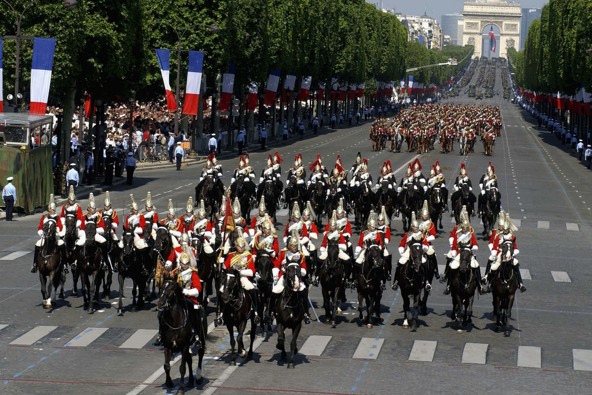 Celebration Of Freedom: Bastille Day In France Background