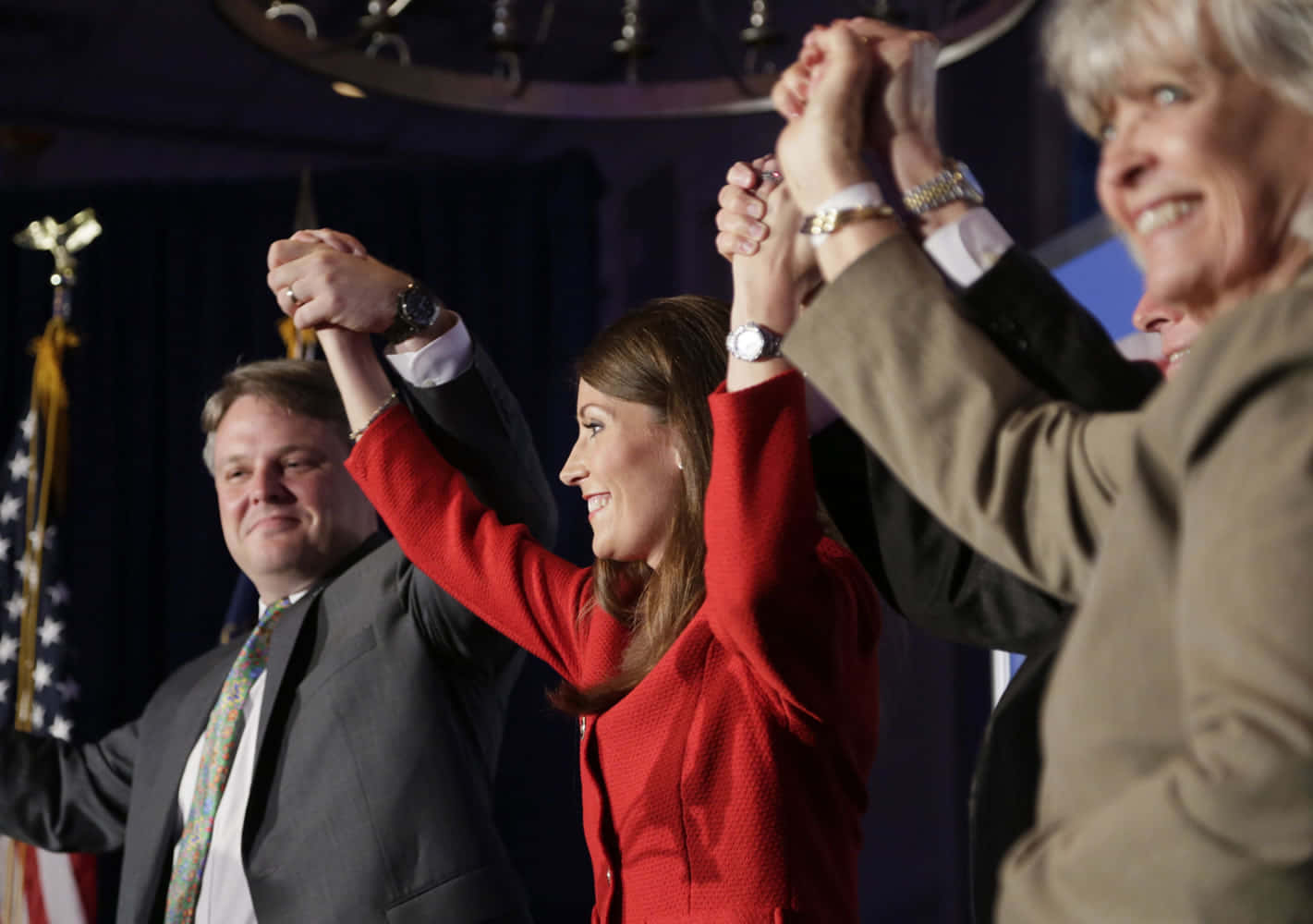 Celebratory Alison Lundergan Grimes Background