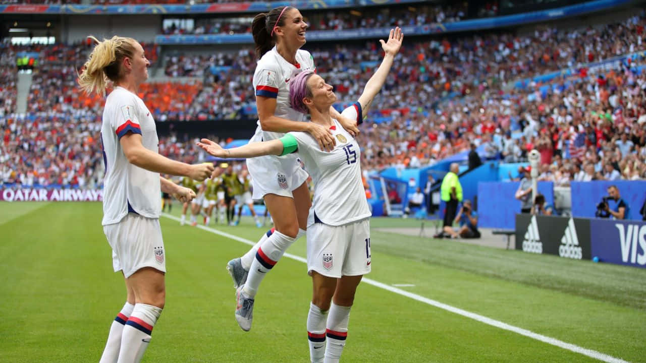 Celebratory_ Moment_ U S_ Women_ Soccer_ Team